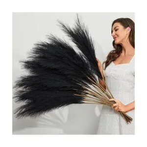 8 piezas de decoración de hierba de pampa sintética de 38_1