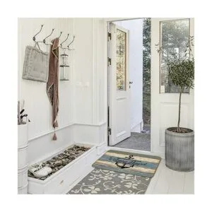 Burosev Felpudo decorativo de bienvenida con temática_2