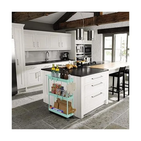 SimpleHouseware Carro de cocina de almacenamiento de 3_6