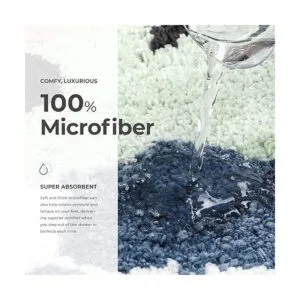 Linda alfombra de baño extra suave absorbente_4