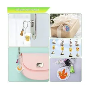 200 llaveros en blanco para vinilo llaveros acrílicos en_6