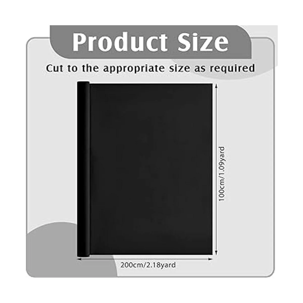 Paño de plata antideslustre de 2 yardas tela negra_2