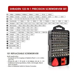 Juego de destornilladores de precisión SHARDEN 122 en 1;_2