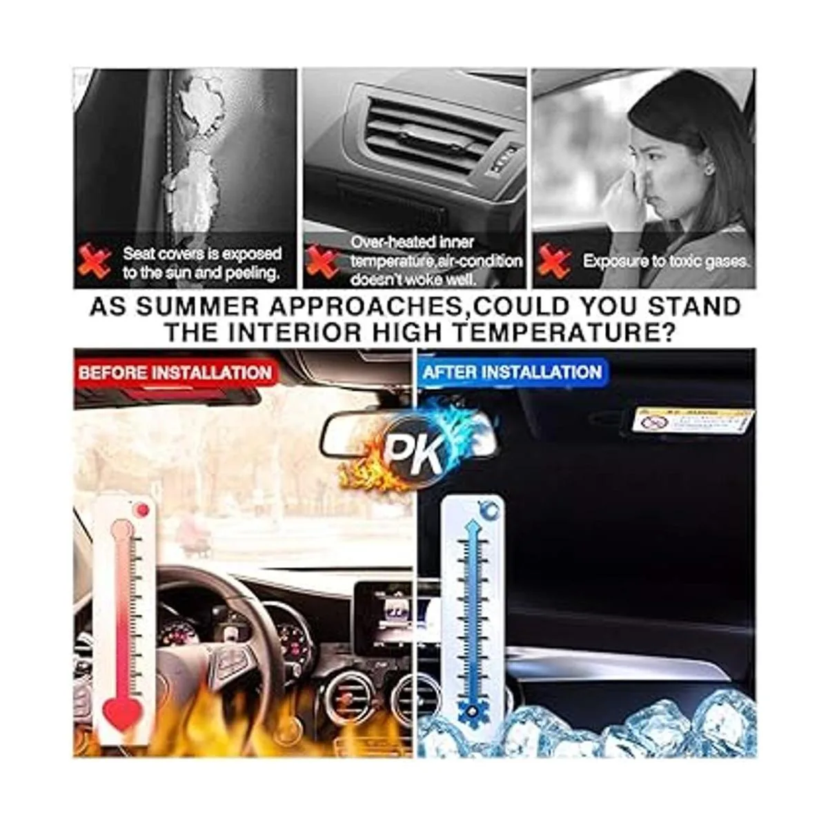 KUST Parasol para parabrisas Chevrolet Traverse SUV_3