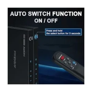 AVIDGRAM HDMI 4K 60Hz conmutador HDMI 2.0 3 en 1 salida_2