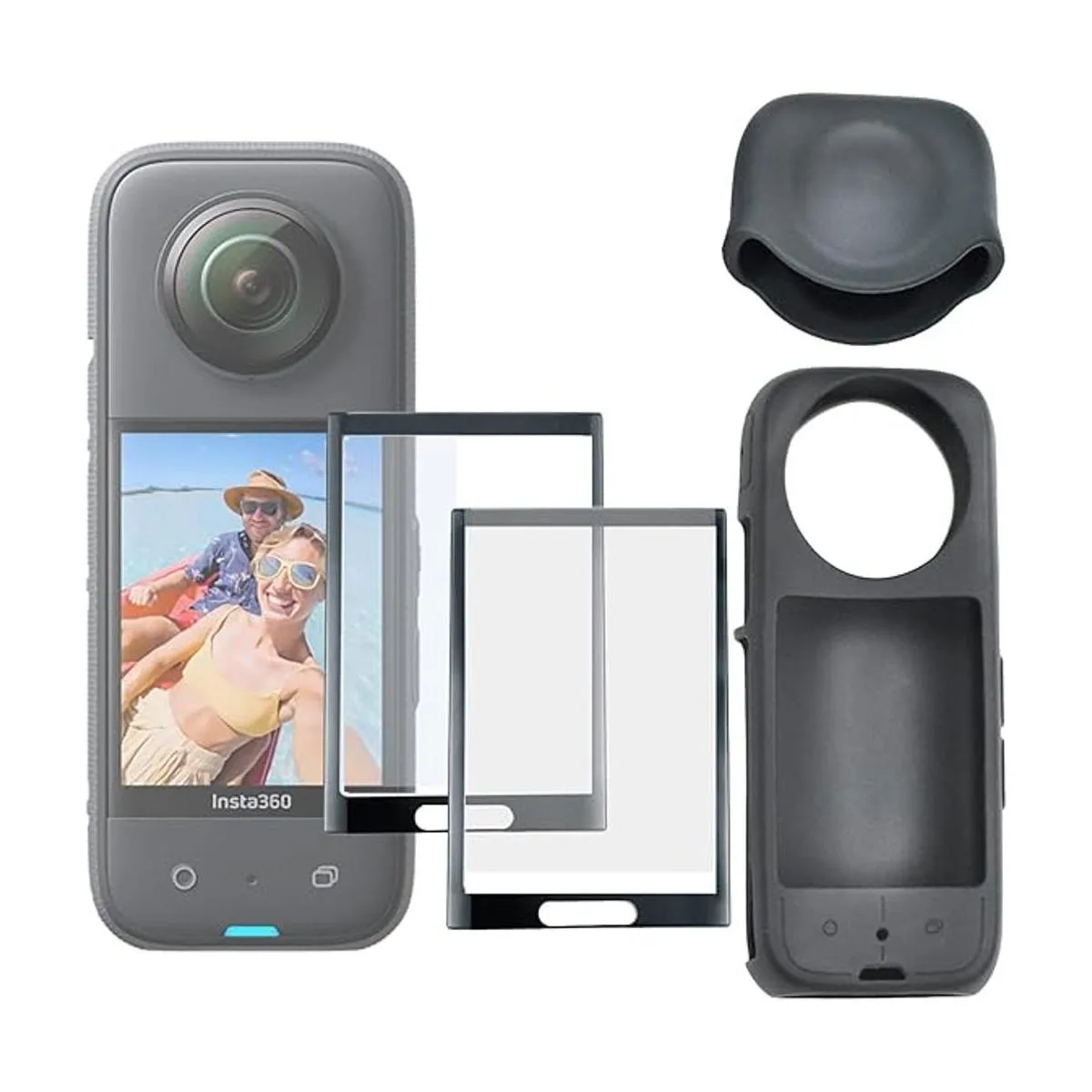 VGSION Funda de silicona con tapa de lente de película_1