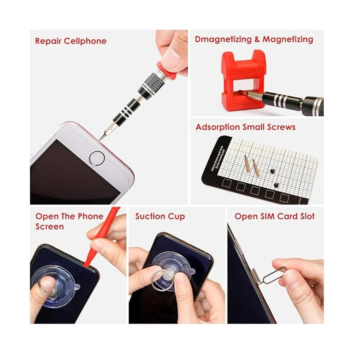 Juego de destornilladores de precisión SHARDEN 122 en 1;_5