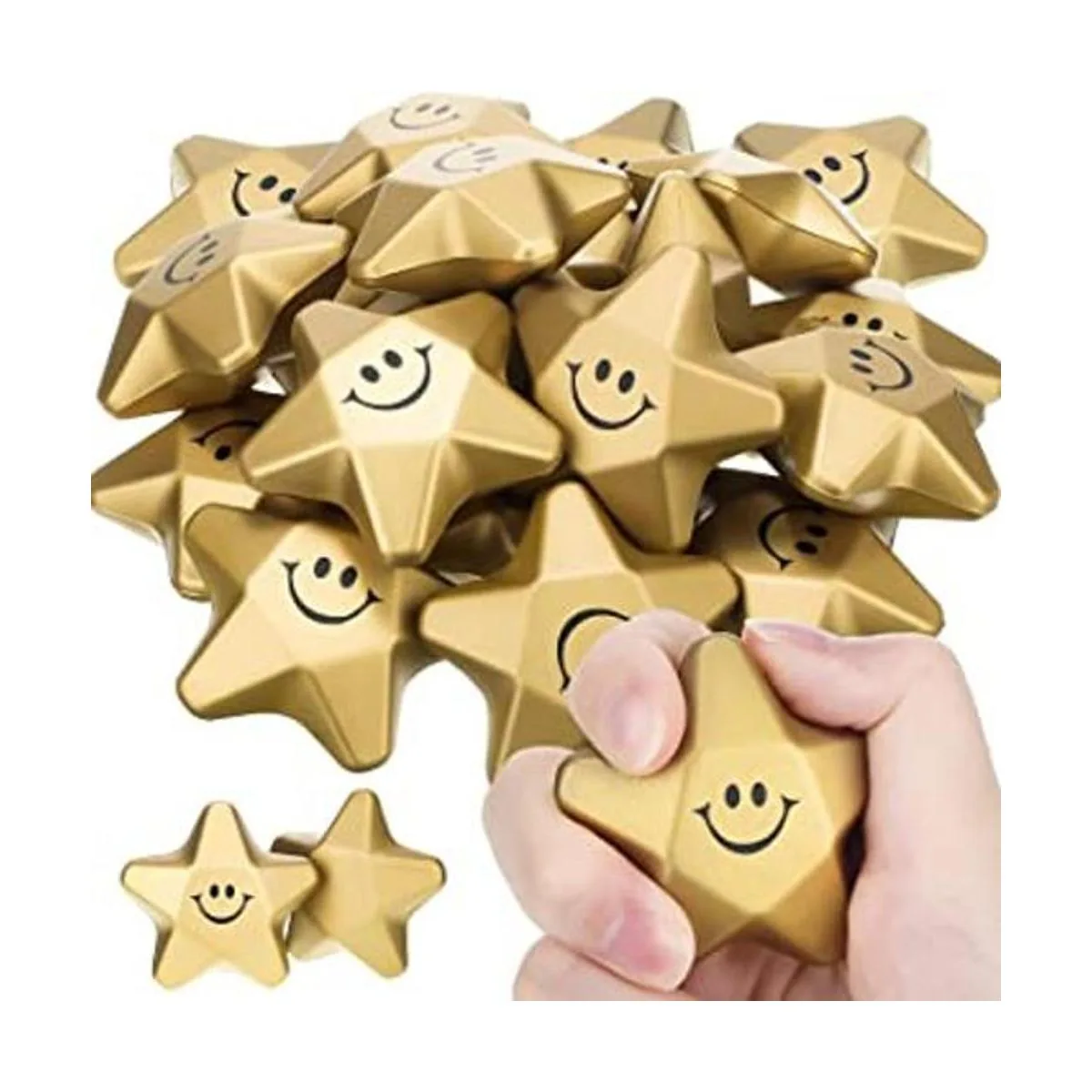 36 piezas de 1.6 pulgadas de cara de sonrisa de estrella_1