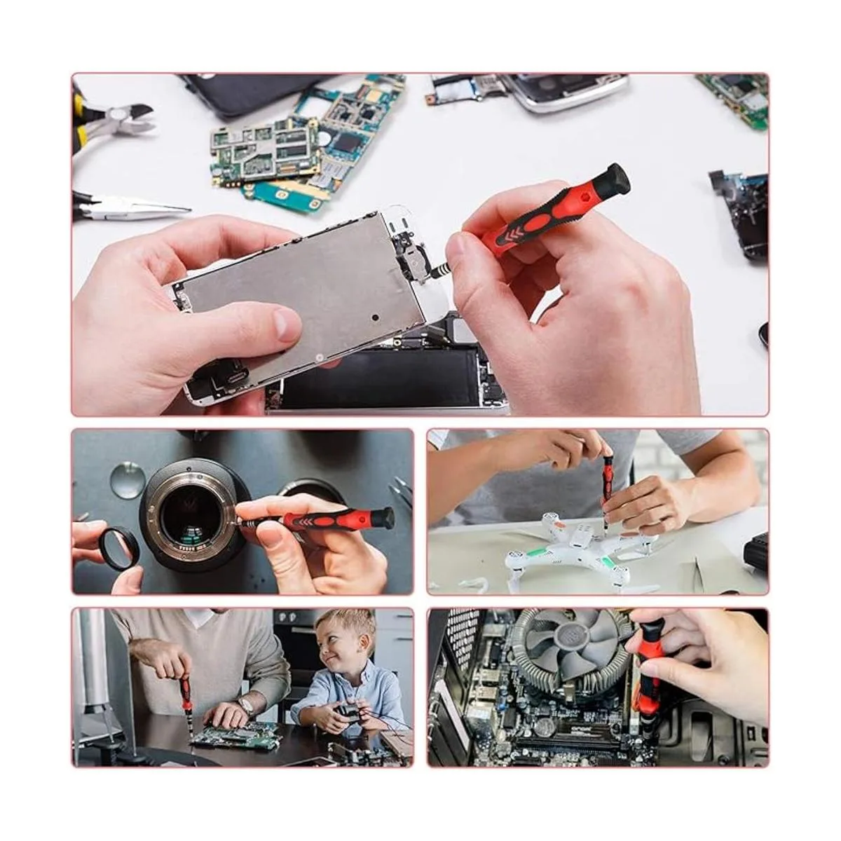 Juego de destornilladores de precisión SHARDEN 122 en 1;_6