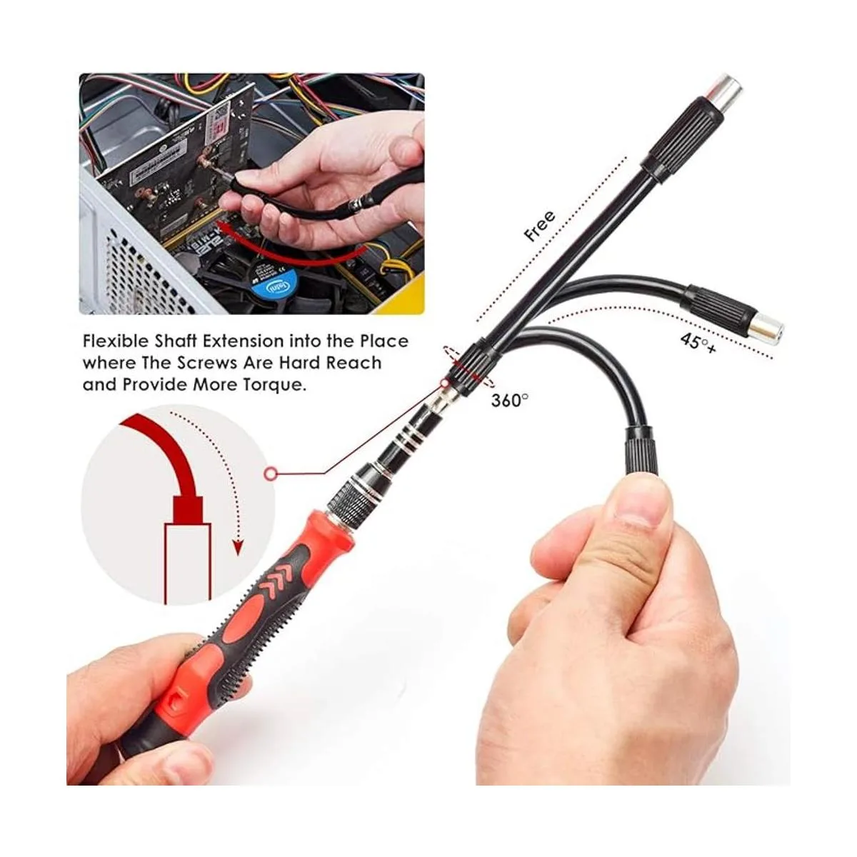 Juego de destornilladores de precisión SHARDEN 122 en 1;_4