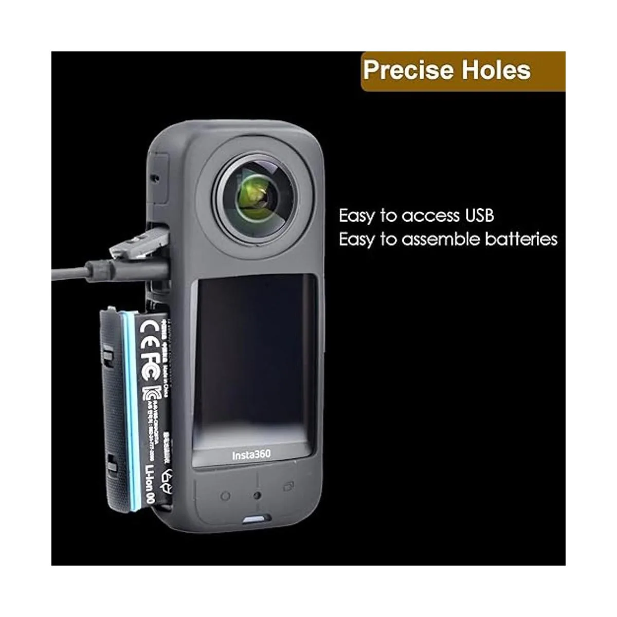 VGSION Funda de silicona con tapa de lente de película_5