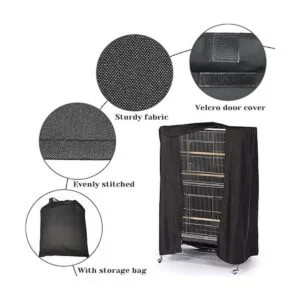 Fhiny Funda para jaula de pájaros resistente al agua_3