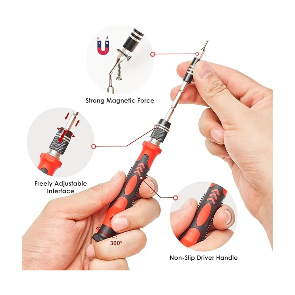 Juego de destornilladores de precisión SHARDEN 122 en 1;_3