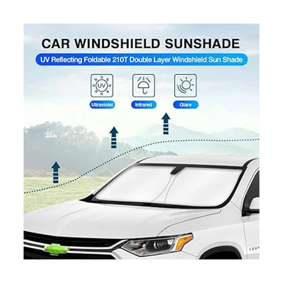 KUST Parasol para parabrisas Chevrolet Traverse SUV_2