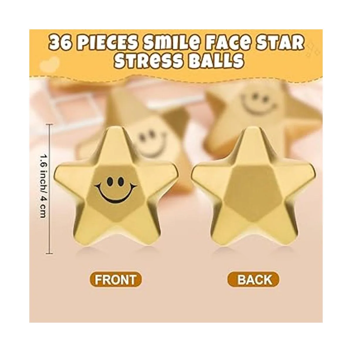 36 piezas de 1.6 pulgadas de cara de sonrisa de estrella_2