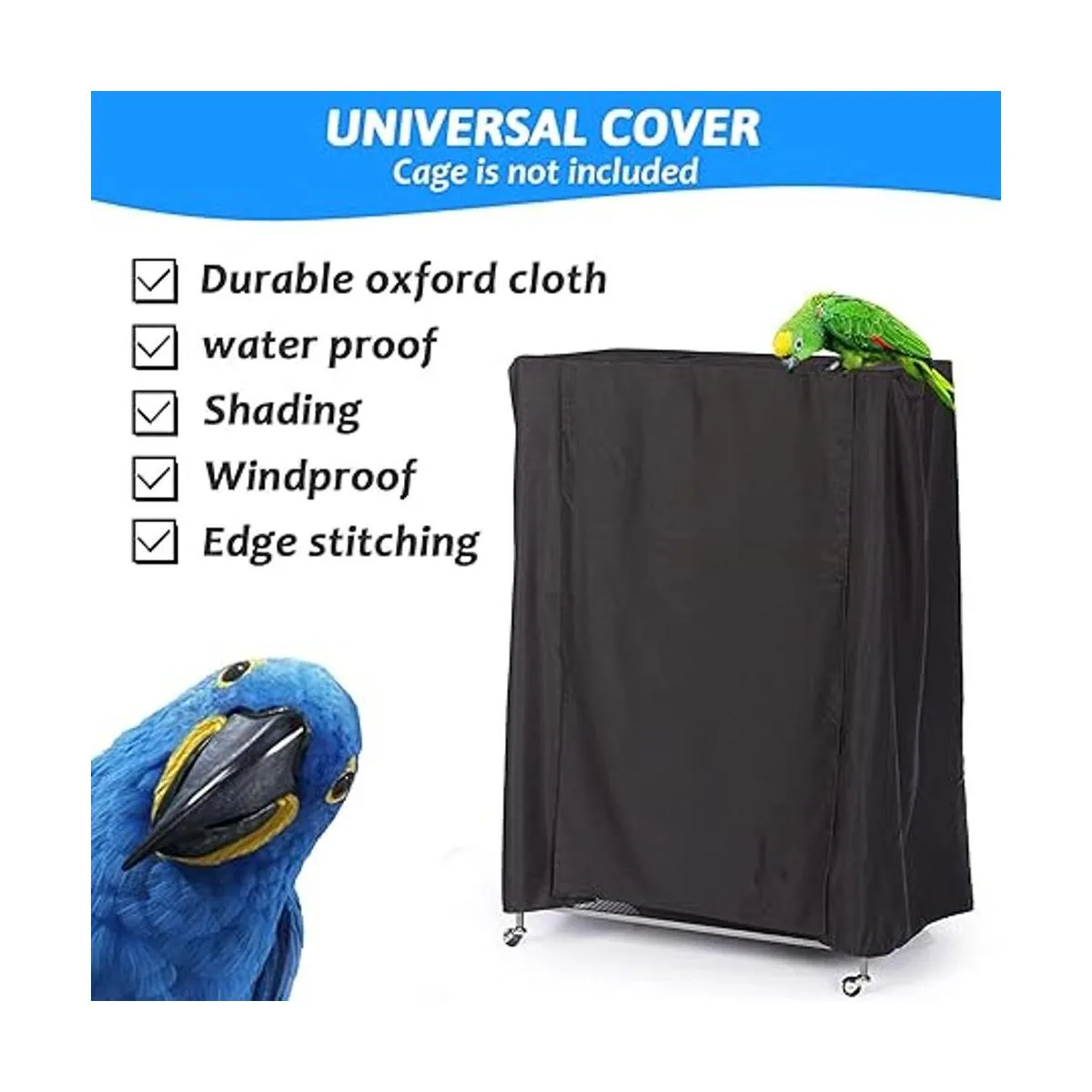 Fhiny Funda para jaula de pájaros resistente al agua_2