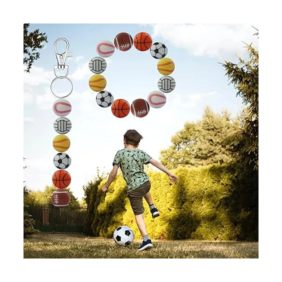 Silicone Beads 60pcs 15mm Silicone Beads Bulk with String_4