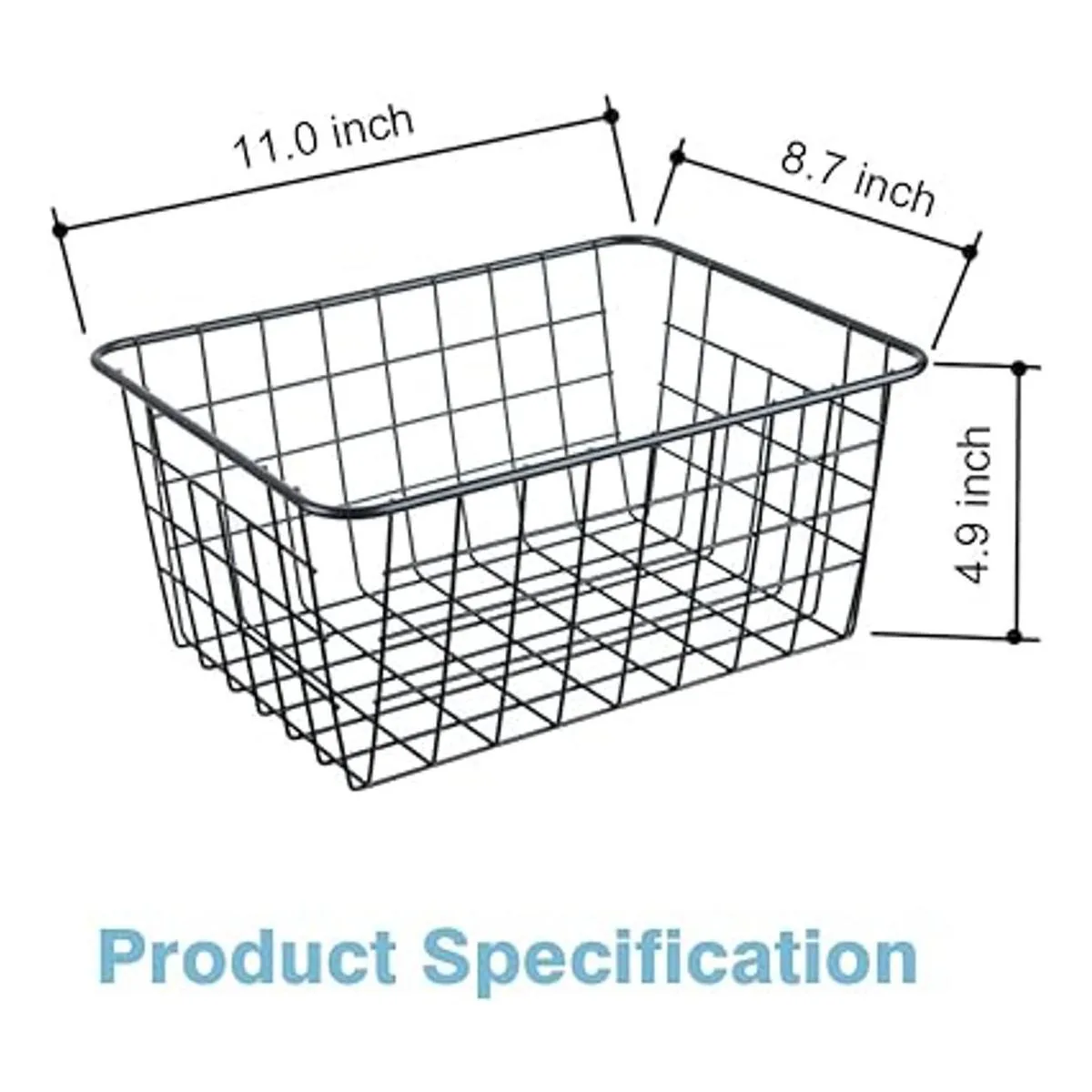 Canastas de almacenamiento de alambre cestas de despensa_2