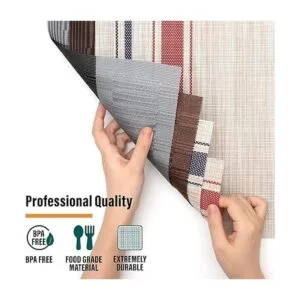 Winknowl Juego de 8 manteles individuales resistentes al_2