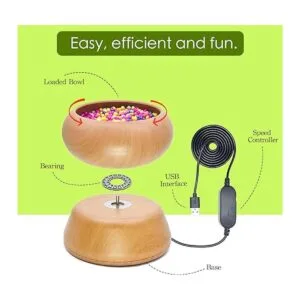 Xmada Spinner eléctrico de cuentas Spinner de cuentas con_3
