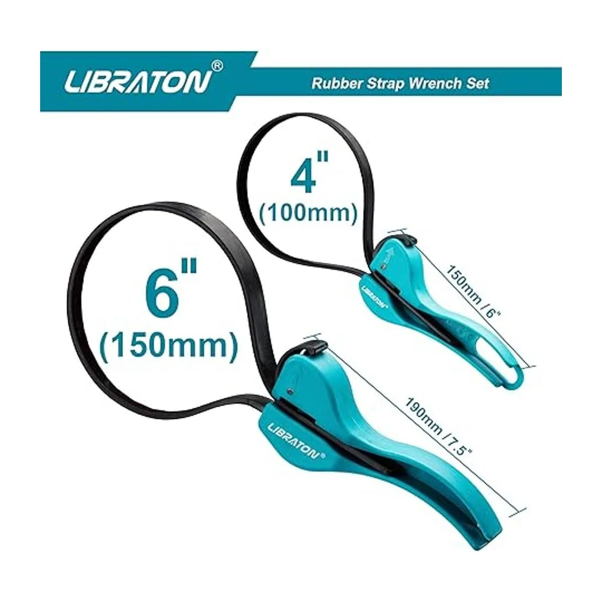 Libraton Juego de llaves de correa llave de correa de_2