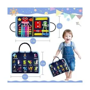 Gojmzo Busy Board Montessori Toys for 1 2 3 4 Year Old_6