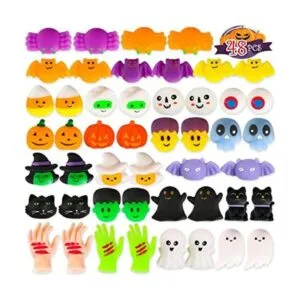 MGparty 48 juguetes de Halloween Squishies para niños_1