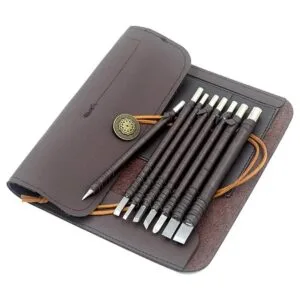 DGOL Juego de 8 piezas de acero de tungsteno de piedra_4