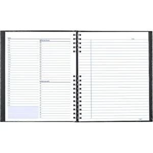 NotePro planificador diario sin fecha negro 200 páginas_3