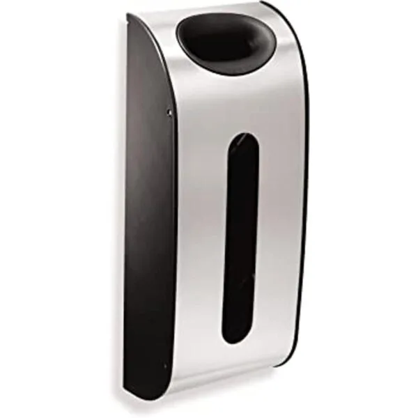 Simplehuman Dispensador de bolsas de comestibles acero_1