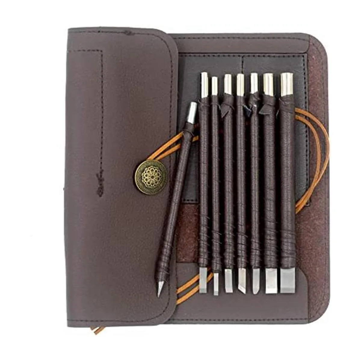 DGOL Juego de 8 piezas de acero de tungsteno de piedra_1