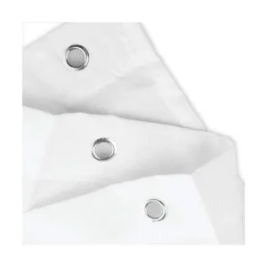 ArtSocket Juego de 4 cortinas de ducha con fondo blanco y_6