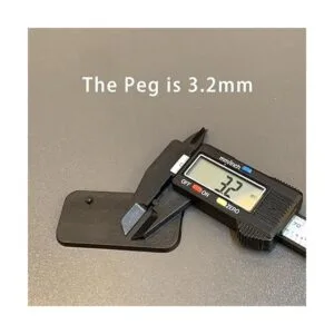 EBCO 50 bases de soporte de plástico negro de 1.260 in_5