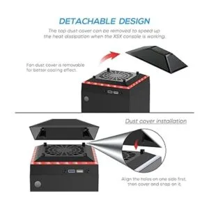 Ventilador de refrigeración mejorado para Xbox Series X_4