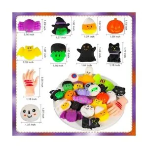 MGparty 48 juguetes de Halloween Squishies para niños_4