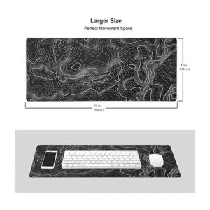 Alfombrilla de mouse grande 35 x 17 pulgadas extendida_7