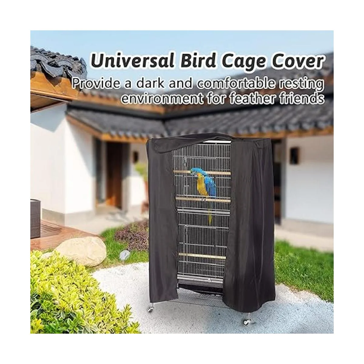 Fhiny Funda para jaula de pájaros resistente al agua_6