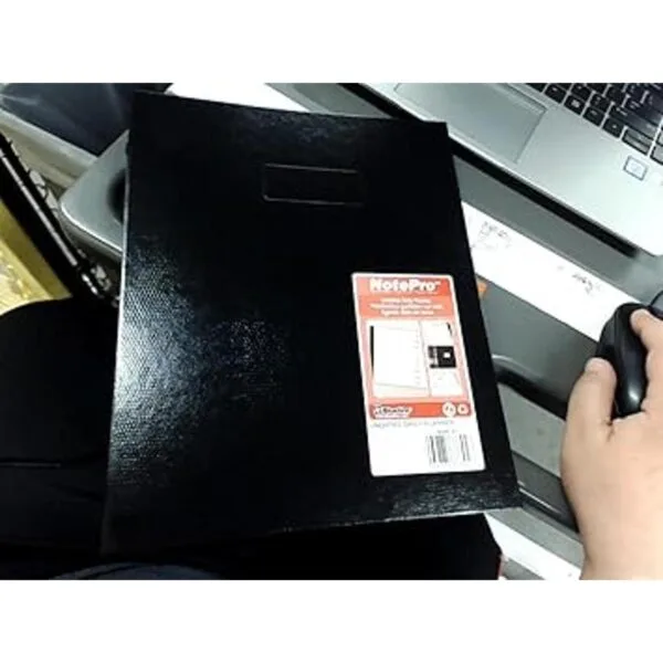 NotePro planificador diario sin fecha negro 200 páginas_7