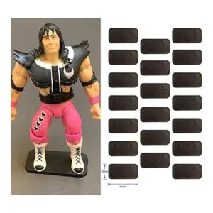 EBCO 50 bases de soporte de plástico negro de 1.260 in_2