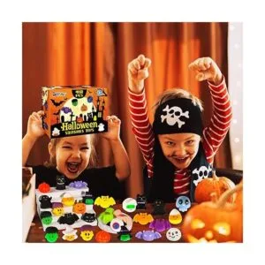 MGparty 48 juguetes de Halloween Squishies para niños_6