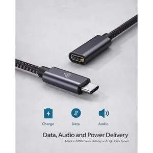 Faracent Cable de extensión USB tipo C 10 pies9.8 ft_2