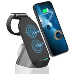 EALEK Cargador inalámbrico 3 en 1 estación de carga_1