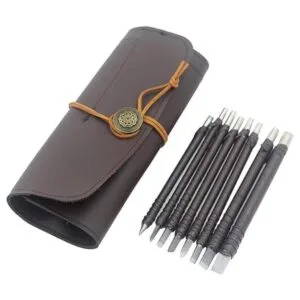 DGOL Juego de 8 piezas de acero de tungsteno de piedra_3