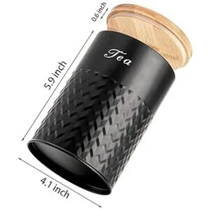 Bekith Paquete de 3 recipientes de cocina con tapas de_3