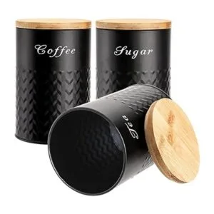 Bekith Paquete de 3 recipientes de cocina con tapas de_4