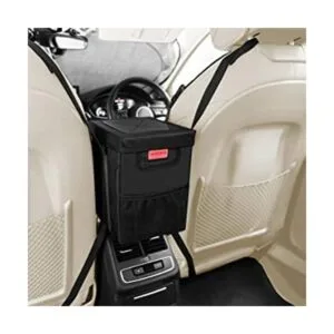 Bolsa de basura colgante para automóvil con tapa bolsa de_1