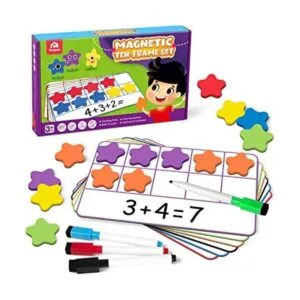 Coogam Juego magnético de diez marcos juegos de conteo de_1