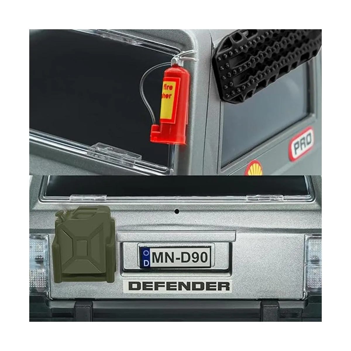 EPINON Accesorios para orugas RC de 124 para decoración_5