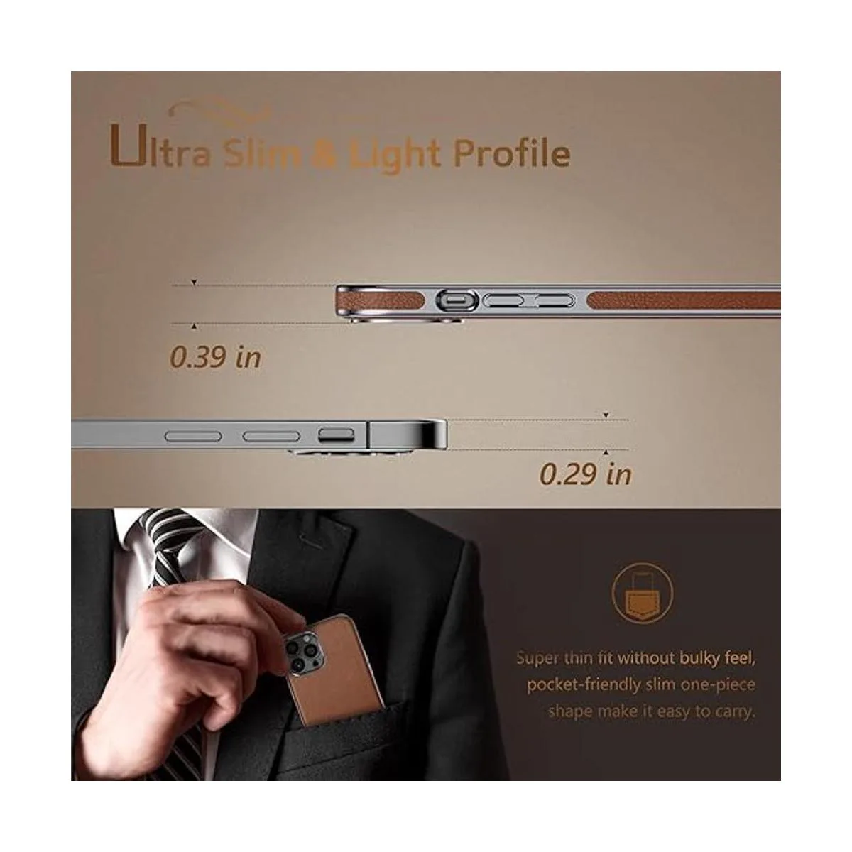 LOHASIC Funda para iPhone 14 Pro Max funda delgada de_2