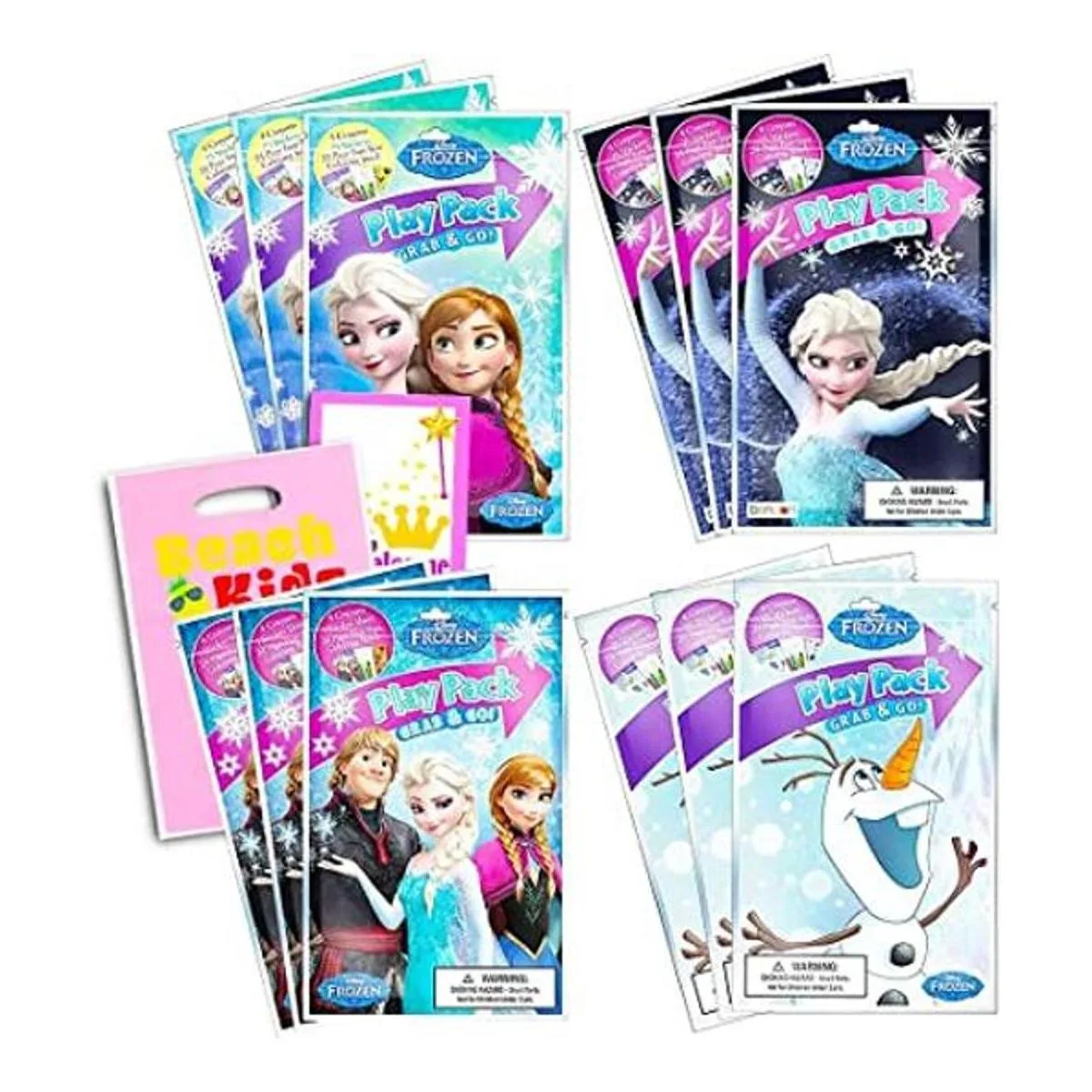 Paquete de 12 paquetes de Disney Frozen Grab Go Play_1